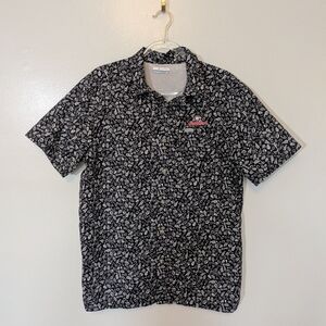 Columbia University of Georgia Super Slack Tide Shirt PFG Button Up Medium